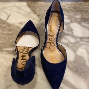 Sam Edelman Jaina Navy Suede - never worn! Size 8M